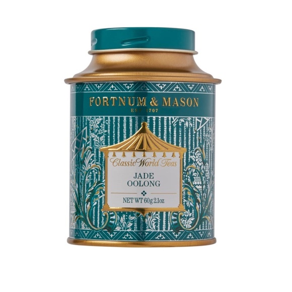 Fortnum & Mason Jade Oolong 60g Loose Leaf Empty Tea Storage Tin - Picture 3 of 3